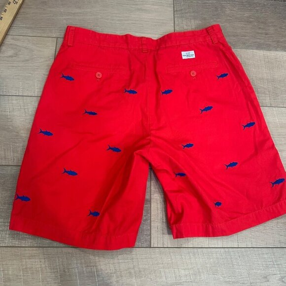 VINEYARD VINES MENS CHINO SHORTS RED SIZE 33 - Picture 9 of 9